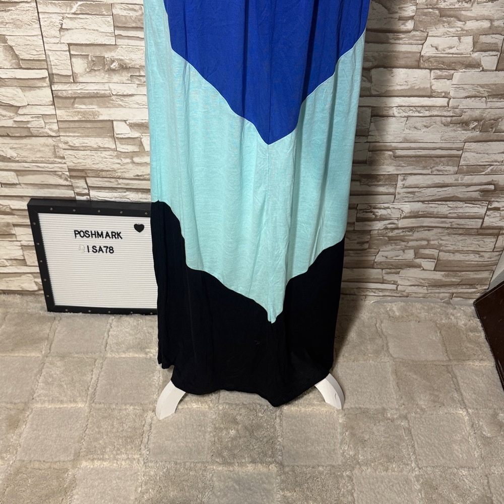 IRIS BASIC Los Angeles Elegant Strapless Blue Max… - image 6